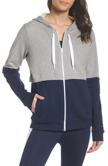Women's Reebok Classics French Terry Zip Hoodie - Grey