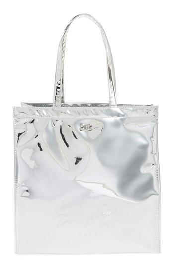 Ted Baker London Jencon Mirrored Large Icon Tote - Metallic