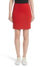Women's Akris Punto Stretch Jersey Miniskirt - Red