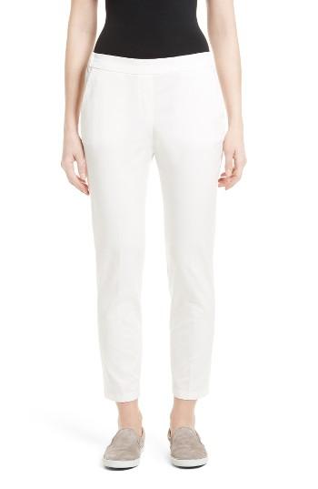 Women's Fabiana Filippi Crop Cotton Gabardine Pants