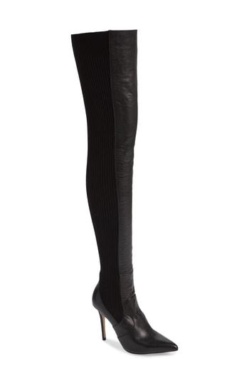 Women's Tony Bianco Dahlia Over The Knee Boot M - Black