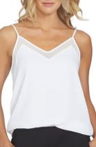 Women's 1.state Chiffon Inset Camisole - White