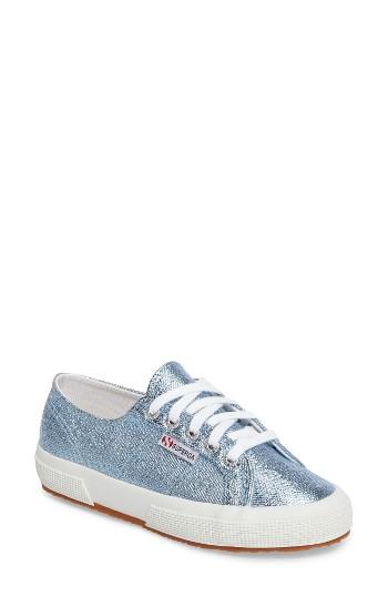 Women's Superga 2750 Metallic Sneaker Us / 36eu - Blue