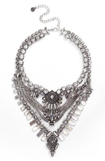 Women's Dlnlx By Dylanlex Curb Chain & Crystal Necklace