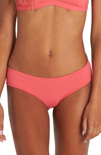 Women's Billabong 'sol Searcher Hawaii' Cheeky Bikini Bottoms - Pink