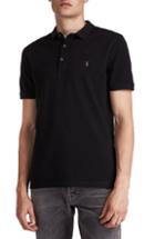 Men's Allsaints Reform Slim Fit Polo - Black