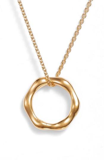 Women's Missoma Mini Molten Ring Pendant Necklace