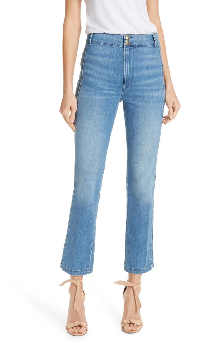 Women's Frame Parisian Straight Leg Jeans - Blue