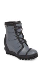 Women's Sorel Joan Wedge Rain Boot M - Grey