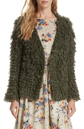 Women's The Great. The Short Monster Jacket - Green