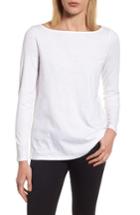 Women's Eileen Fisher Cashmere Blend Sweater, Size - White