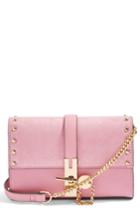 Topshop Rhonda Keylock Crossbody Bag - Pink