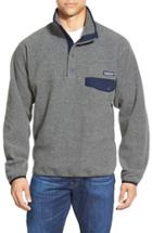 Men's Patagonia 'synchilla Snap-t' Fleece Pullover, Size - Grey