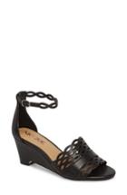 Women's Nic+zoe Flora Wedge Sandal .5 M - Black