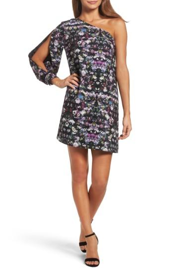 Women's Chelsea28 One-shoulder Shift Dress - Black
