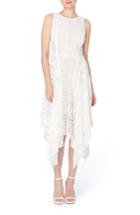 Women's Catherine Catherine Malandrino Webb Lace Midi Dress - White