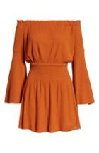 Women's Somedays Lovin Sky For Love Off The Shoulder Dress - Orange