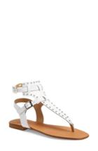 Women's Black Suede Studio Lexi Sandal M - White