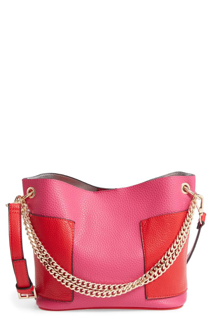 Steve Madden Bettie Faux Leather Bucket Bag - Pink