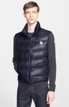 Men's Moncler 'tib' Down Vest - Blue