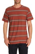 Men's Billabong Die Cut Stripe T-shirt, Size - Brown