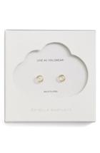 Women's Estella Bartlett Open Hoop Stud Earrings