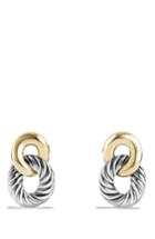 Women's David Yurman 'belmont' Curb Link Drop Earrings With 18k Gold