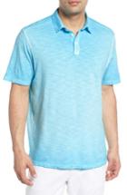 Men's Tommy Bahama Suncoast Shores Slub Jersey Polo - Blue