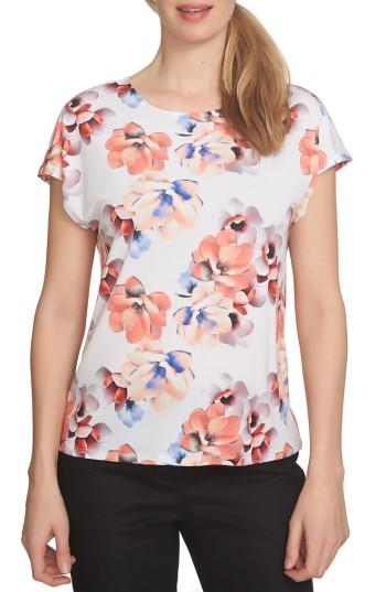 Women's Cece Garden Bloom Knit Tee - White