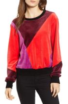 Women's Splendid Velluto Sweatshirt - Purple
