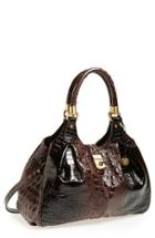 Brahmin 'elisa' Croc Embossed Leather Shoulder Bag -