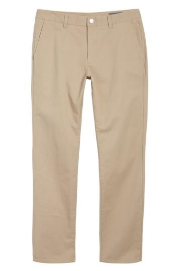 Men's Bonobos Slim Fit Stretch Washed Chinos X 34 - Beige