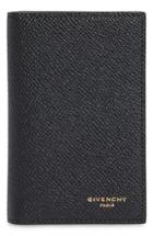 Men's Givenchy Aros Leather Card Case - Black