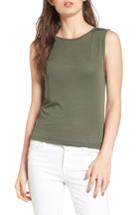 Women's Cupcakes And Cashmere Maxton Twist Back Tank - Green