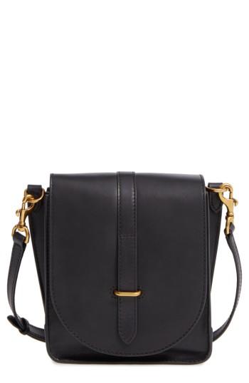 Frye Ilana Leather Crossbody Bag - Black