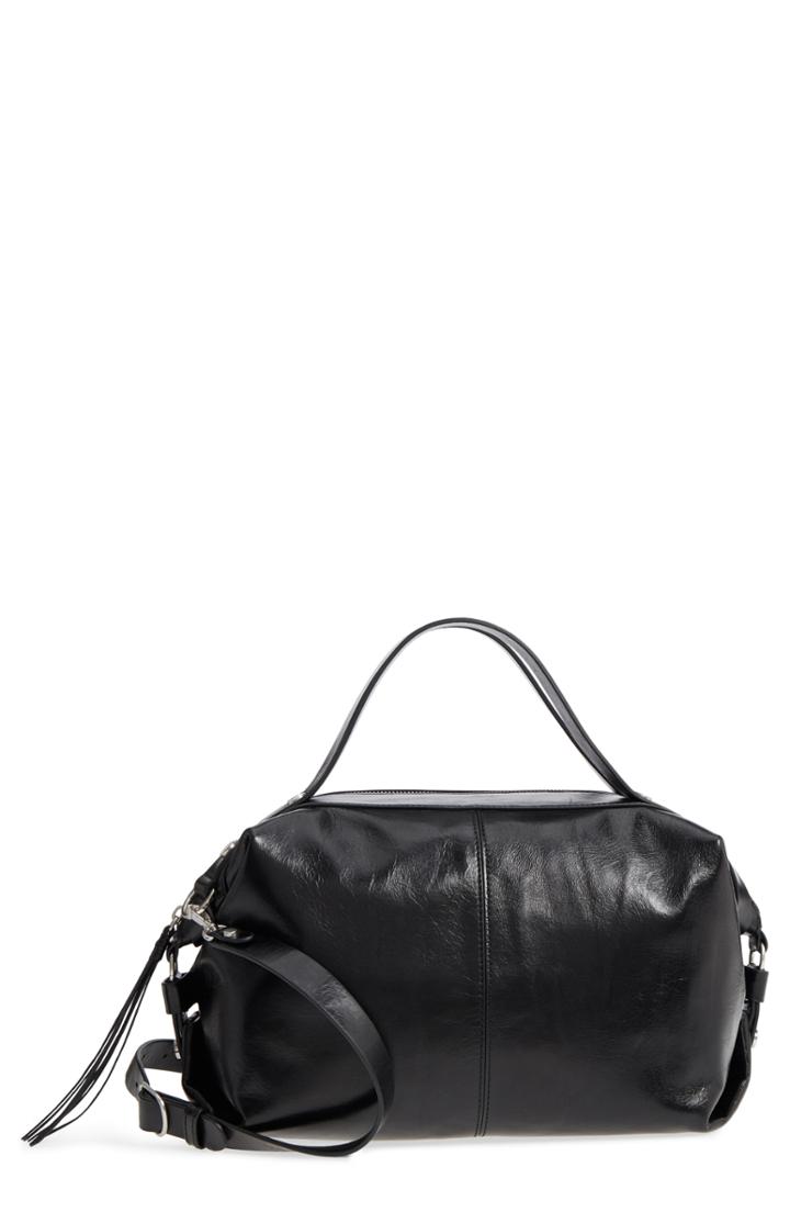 Treasure & Bond Perry Glazed Leather Convertible Satchel -