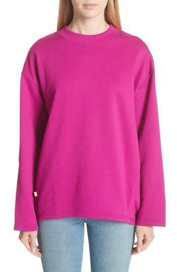 Women's Acne Studios Karvell Sweatshirt - Purple