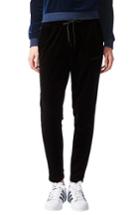 Women's Adidas Velvet Track Pants - Black