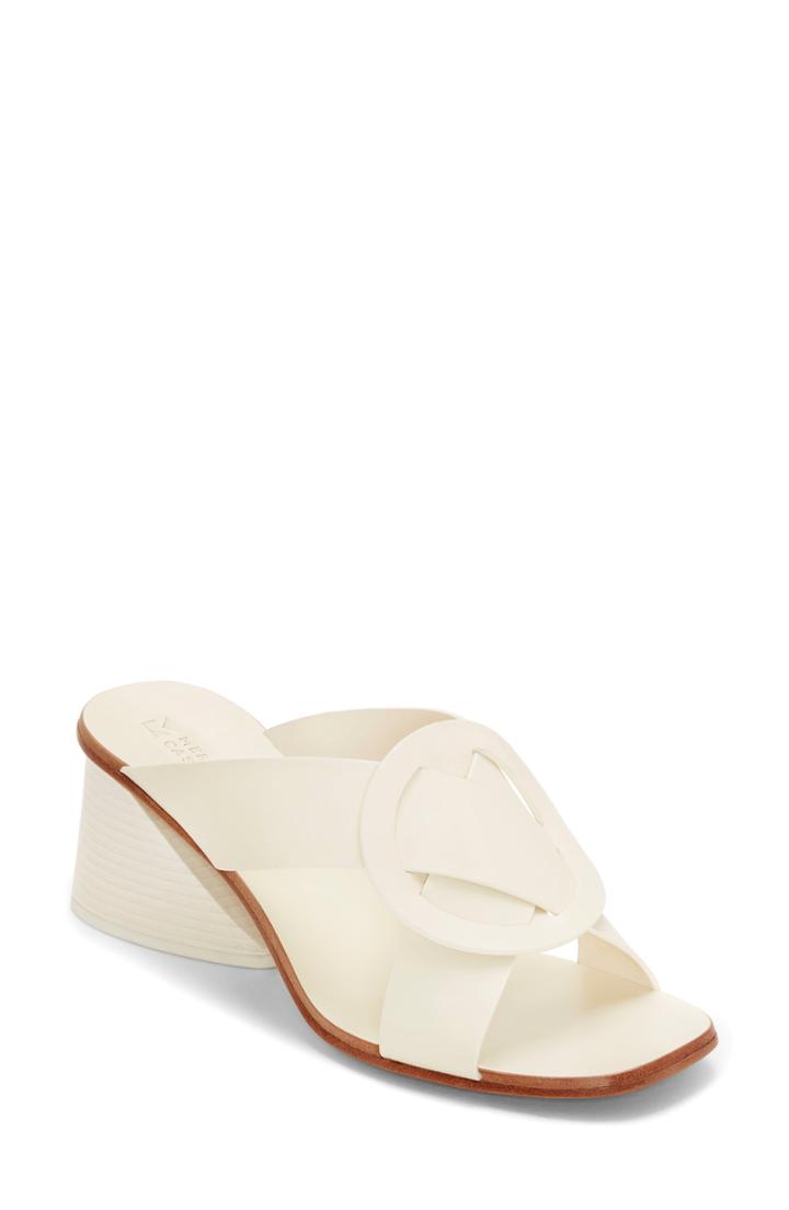 Women's Mercedes Castillo Carlein Slide Sandal M - Ivory