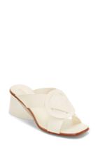 Women's Mercedes Castillo Carlein Slide Sandal M - Ivory