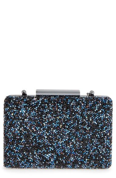Sole Society Gladice Crystal Minaudiere - Blue