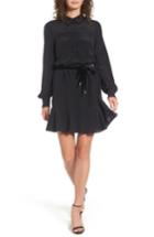 Women's Juicy Couture Silk Shirtdress - Black