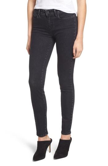 Women's Paige Denim 'verdugo' Stretch Velvet Skinny Pants - Black