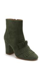 Women's Etienne Aigner Marina Fringe Bootie .5 M - Green