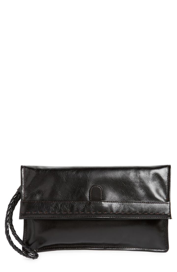 Hobo Arbor Leather Wristlet Clutch -