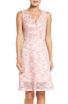 Women's Adrianna Papell Nautilus Ombre Lace Fit & Flare Dress