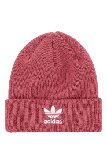 Women's Adidas Trefoil Beanie - Red