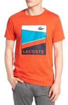 Men's Lacoste Sport Geometric T-shirt (s) - Red