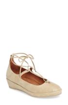Women's L'amour Des Pieds Bovisio Ghillie Wedge .5 M - Metallic