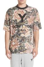 Men's Y-3 Floral Print T-shirt - Green